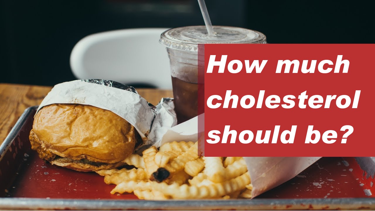 How much cholesterol should be?