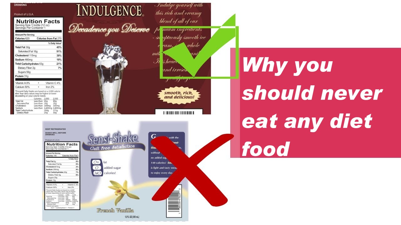 Why you should never eat any diet food