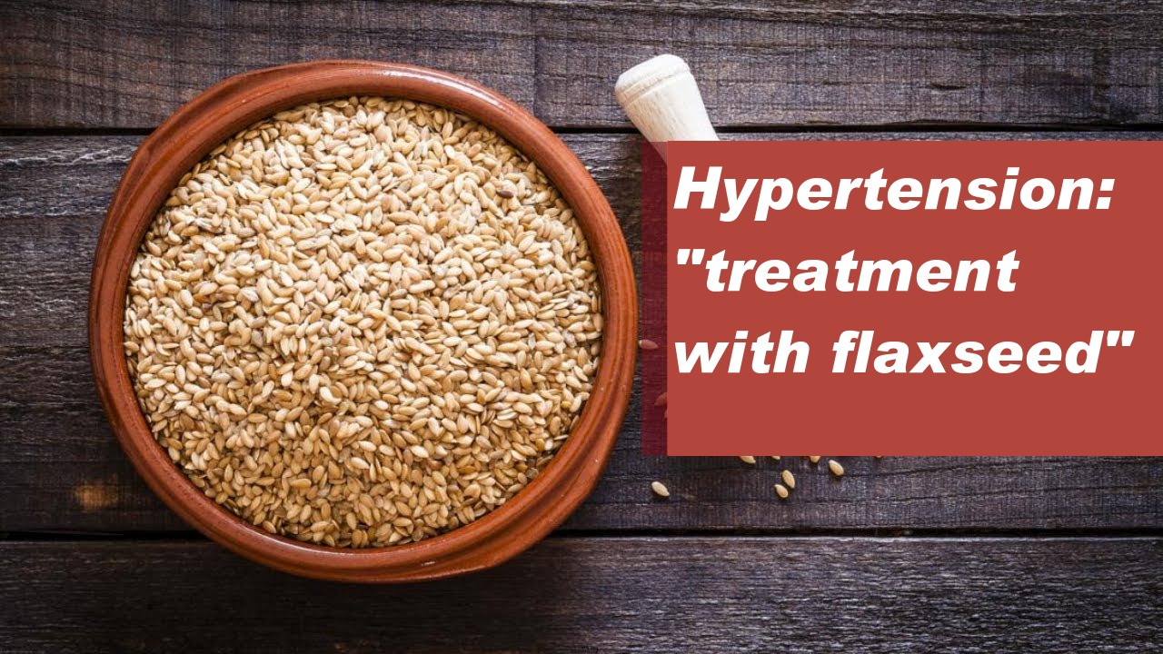 Flaxseed for blood pressure